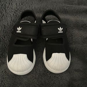 Super cute Adidas Mary Janes sandals